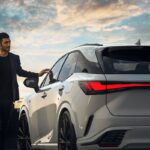 Driver getting into a Lexus RX lease