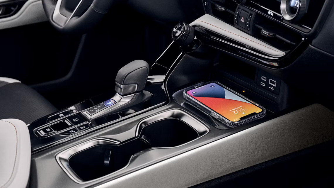 Wireless charging pad of the 2026 Lexus NX Hybrid