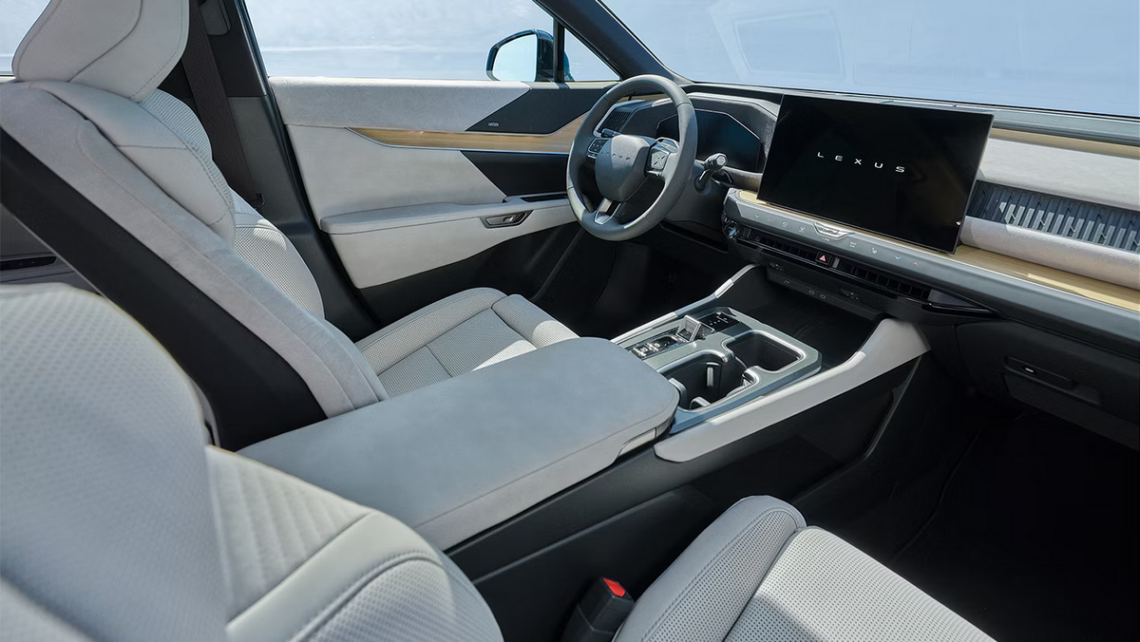 The dashboard of the 2027 Lexus TZ